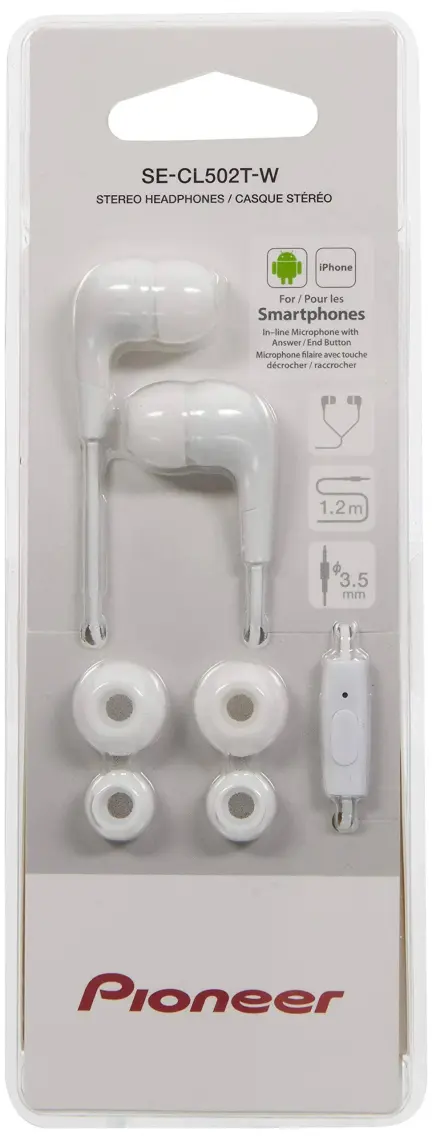 Pioneer SE-CL502T-W Kulakiçi Kulaklık