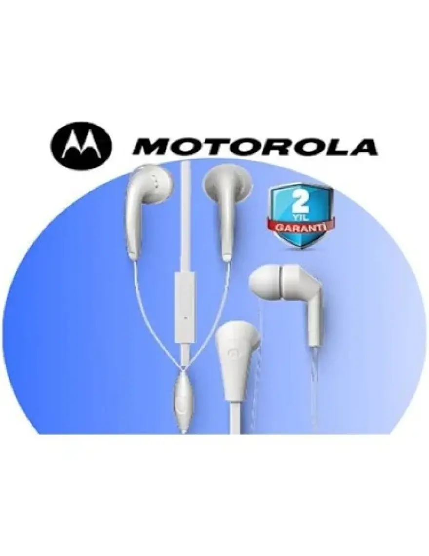 Motorola Earbuds Kablolu Kulaklık Beyaz