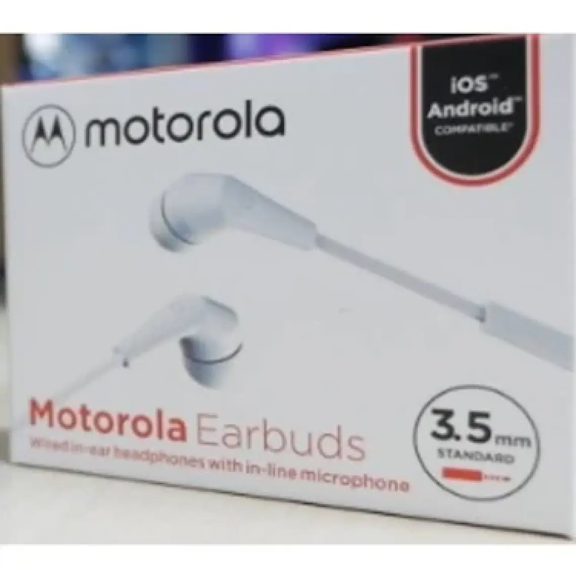 Motorola Earbuds Kablolu Kulaklık Beyaz