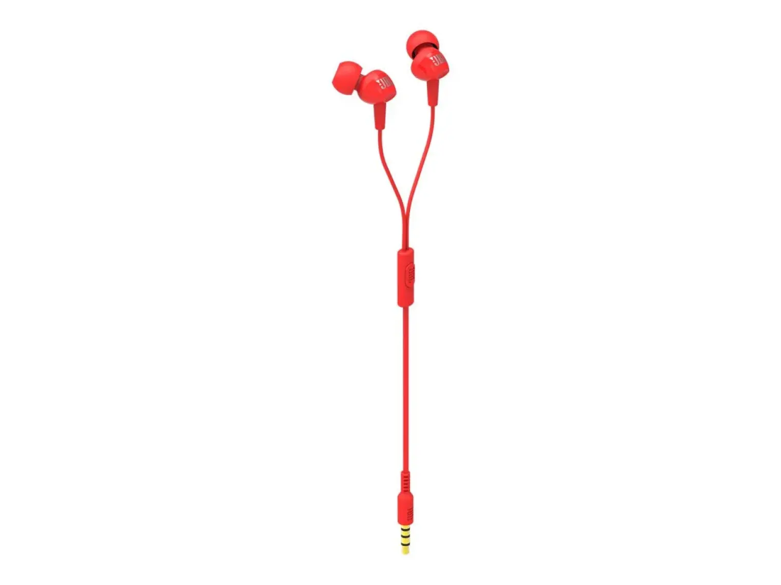 JBL C100SIURED Mikrofonlu Kulakiçi Kulaklık CT IE Kırmızı