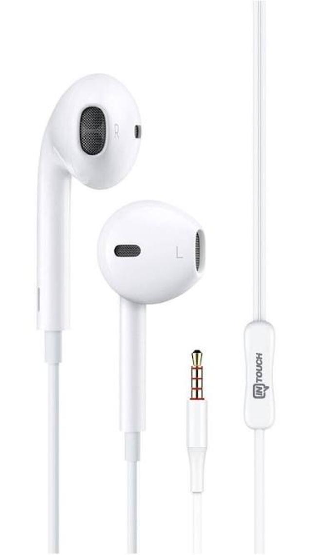 Intouch Stereo 3.5mm jak Girişli Kablolu Kulaklık, Beyaz