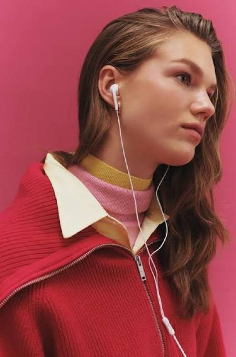 Intouch Stereo 3.5mm jak Girişli Kablolu Kulaklık, Beyaz