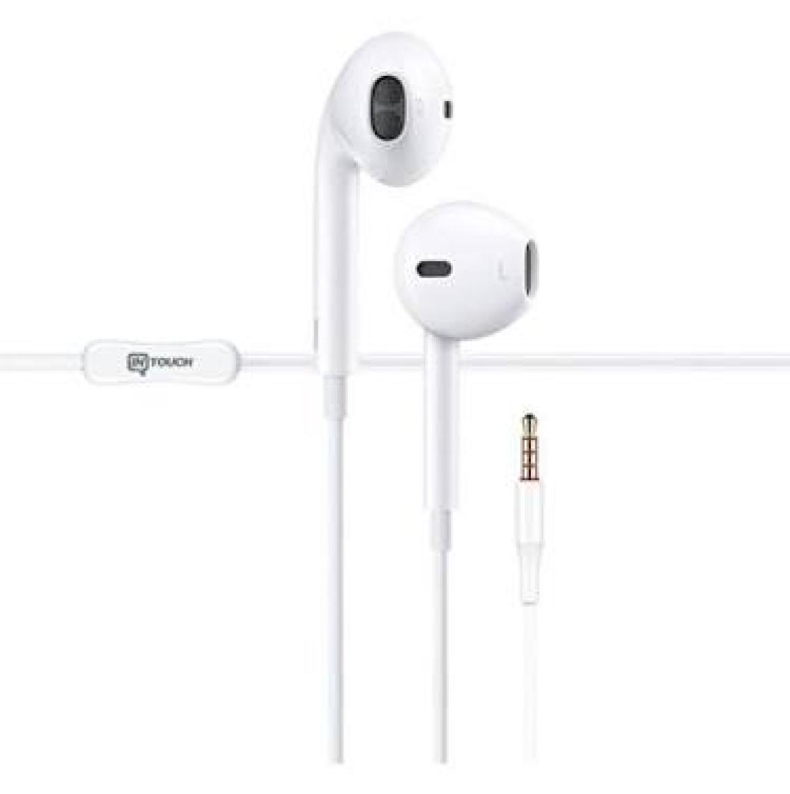 Intouch Stereo 3.5mm jak Girişli Kablolu Kulaklık, Beyaz