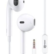 Intouch Stereo 3.5mm jak Girişli Kablolu Kulaklık, Beyaz