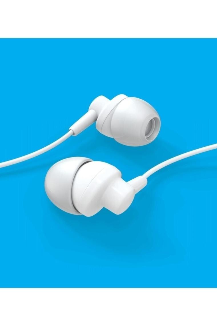 Syrox K13 Beyaz Mikrofonlu Kulak İçi Kulaklık