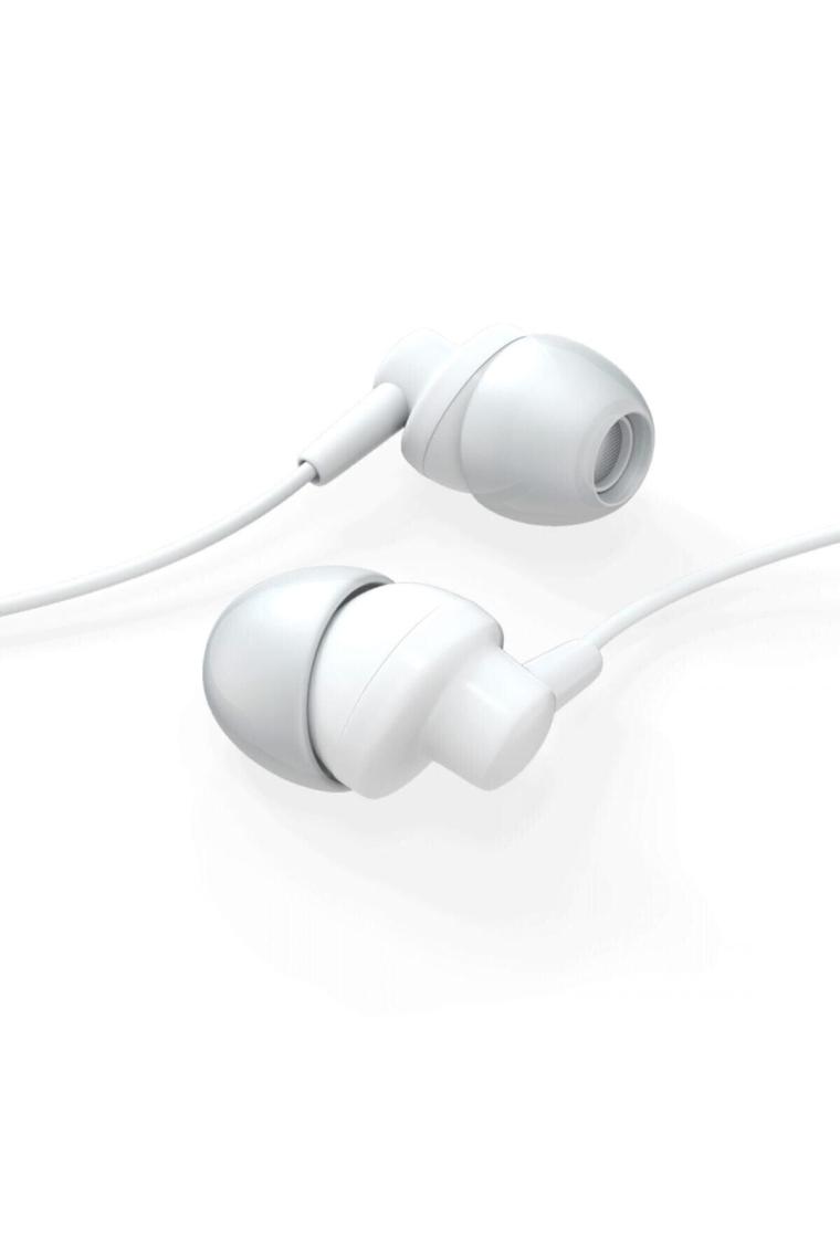 Syrox K13 Beyaz Mikrofonlu Kulak İçi Kulaklık