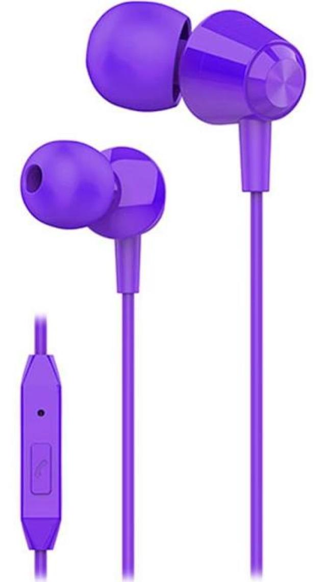 S-link SL-KU160 Mobil Uyumlu Mor Kulak İçi Mikrofonlu Kulaklık