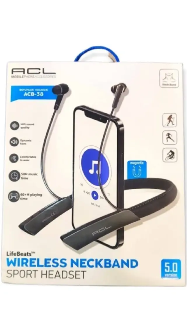 Airstorr Boyunluk 60 Saat Bluetooth Kulaklık