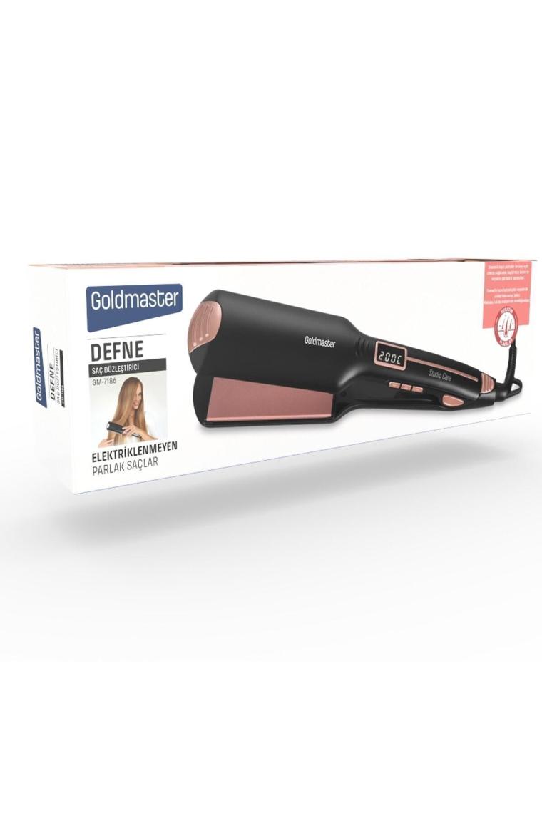 Defne Dijital Ekranlı Turmalin Keratin Seramik Geniş Plakalı Saç Düzleştirici Gm7186