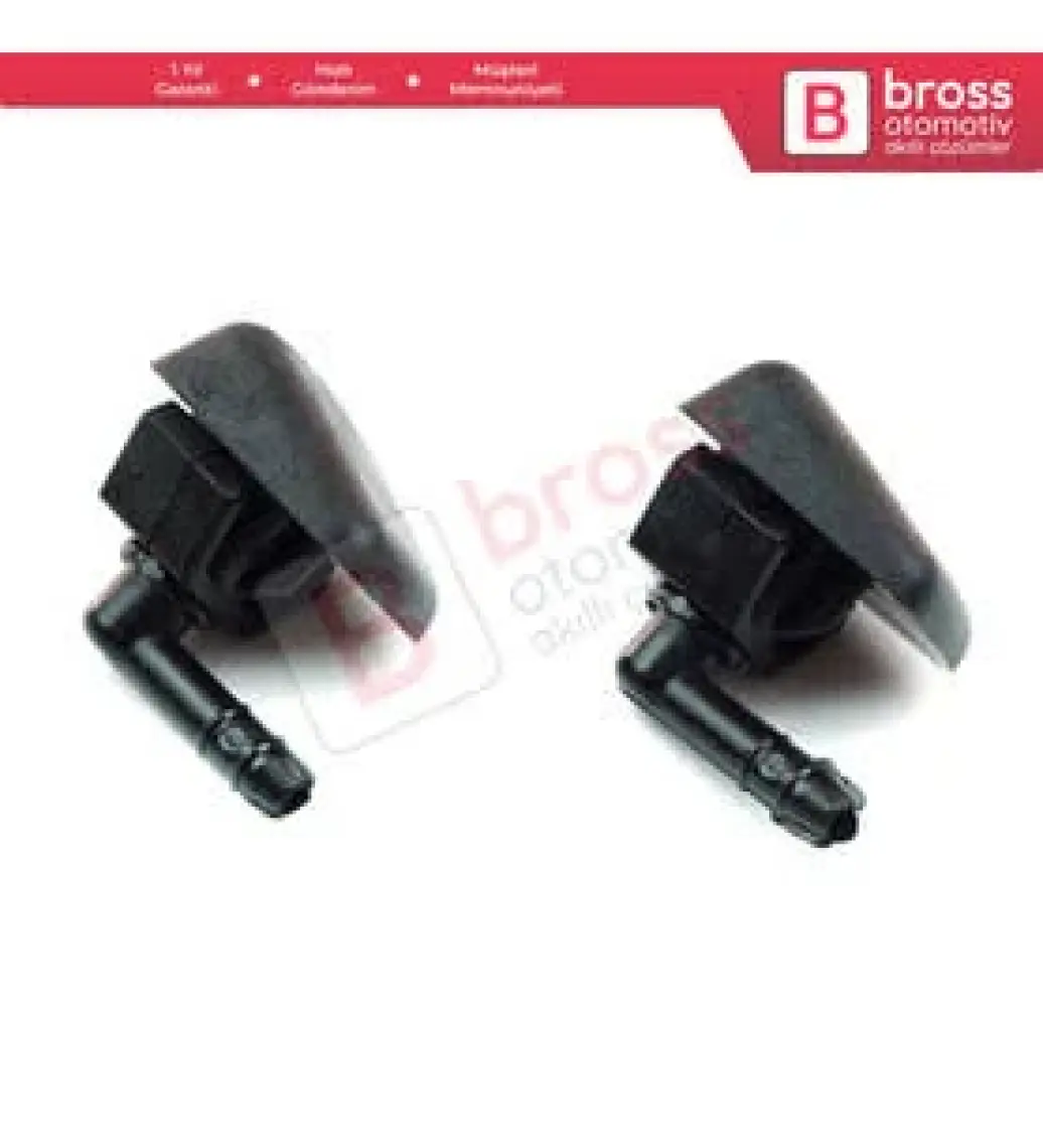 Bross Otomotiv BSP532 Fiat Peugeot Citroen İçin 2 Adet Ön Cam Su Fıskiyesi 735277664