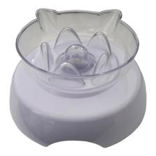 Kedi Ve Köpek Yavaş Besleme Su Ve Mama Kabı 250 ml Beyaz