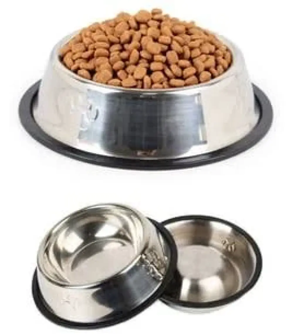 Nefertiya 22 cm Paslanmaz Çelik Mama Kabı 14C