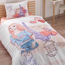 Taç Kristal Tek Kişilik Ranforce Nevresim Takımı - Fashion