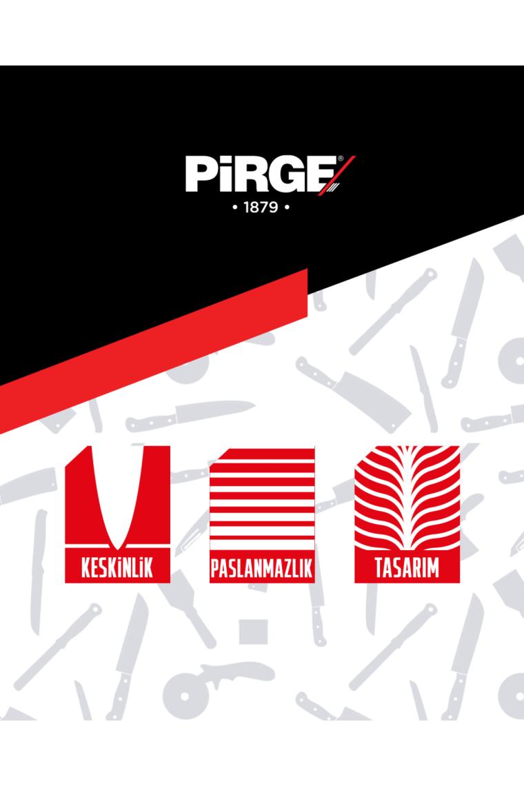 Pirge Profi Kasap Bıçağı No:0 12,5 cm Siyah