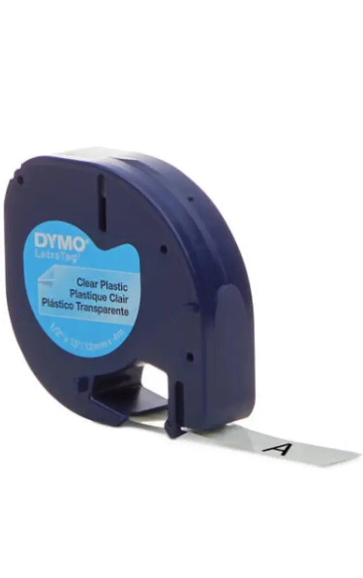 DYMO S0721530 LetraTag Plastik ŞeffaF Şerit ( 12 mm X 4 mt ) 12267