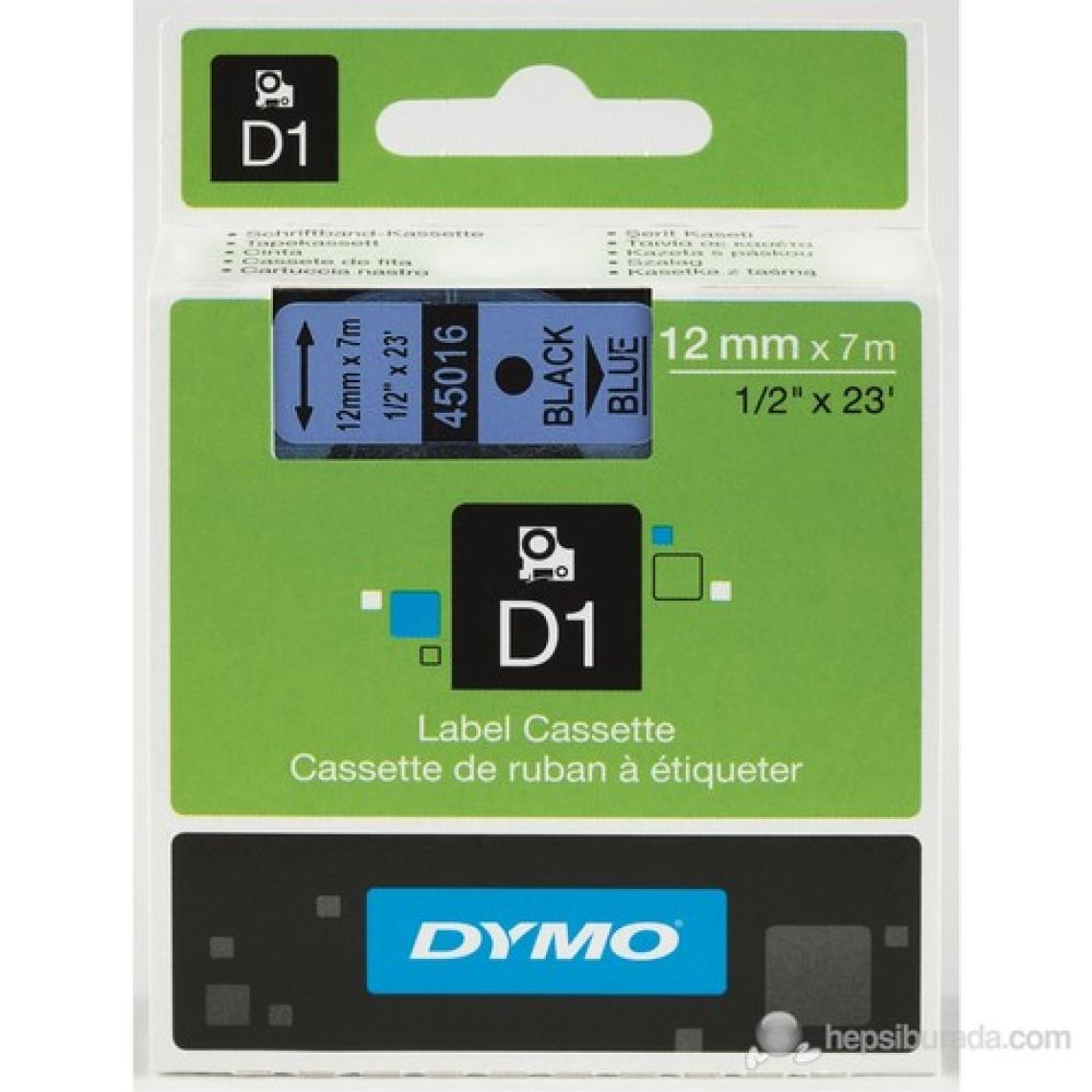 Dymo D1 12mmx7m  MaviSiyah 45016