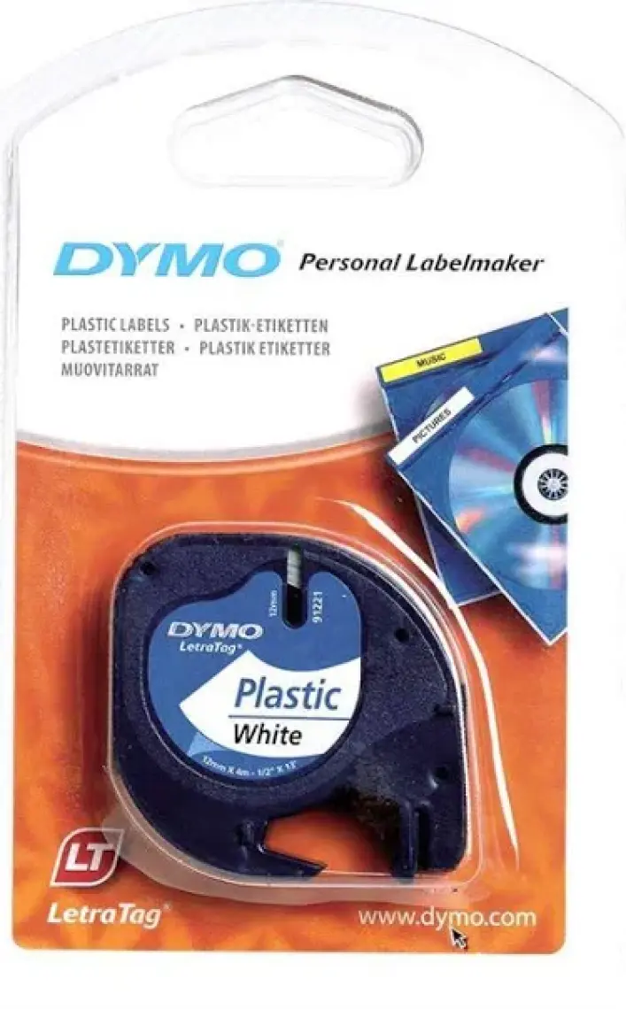 Dymo 12267 Letratag Plastik Şeffaf Etiket
