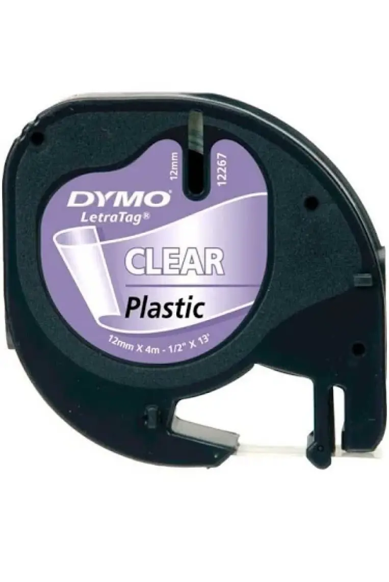 Dymo 12267 Letratag Plastik Şeffaf Etiket