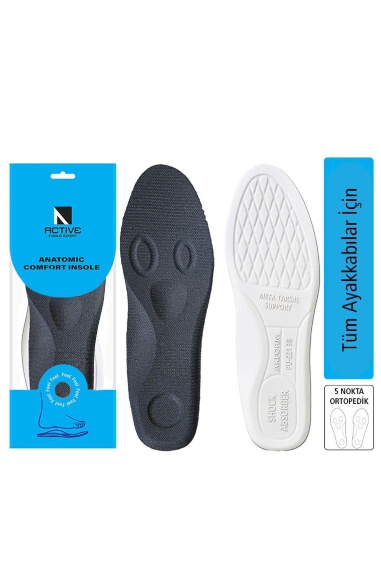 Ortopedik Tabanlık, 5 Nokta Anatomik Ayakkabı Tabanlığı, Metatarsal Destekli Iç Taban