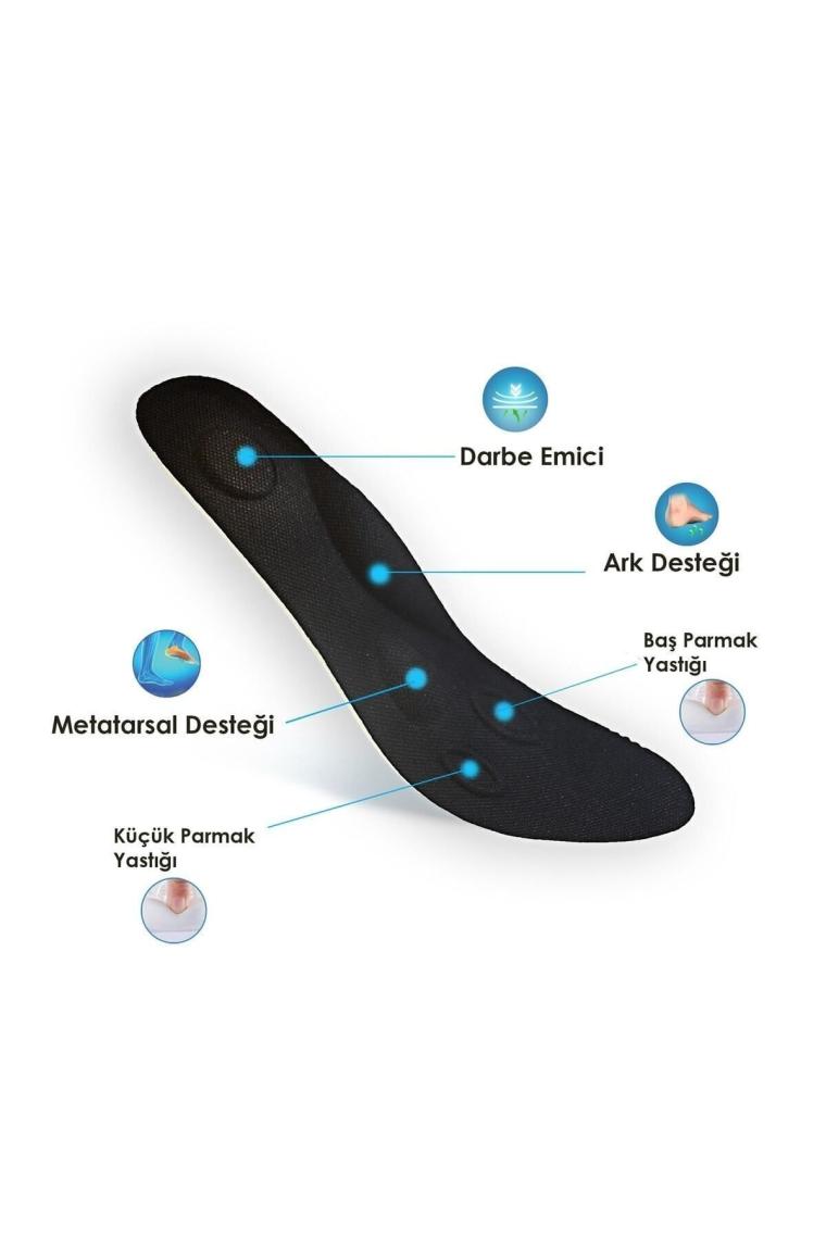 Ortopedik Tabanlık, 5 Nokta Anatomik Ayakkabı Tabanlığı, Metatarsal Destekli Iç Taban