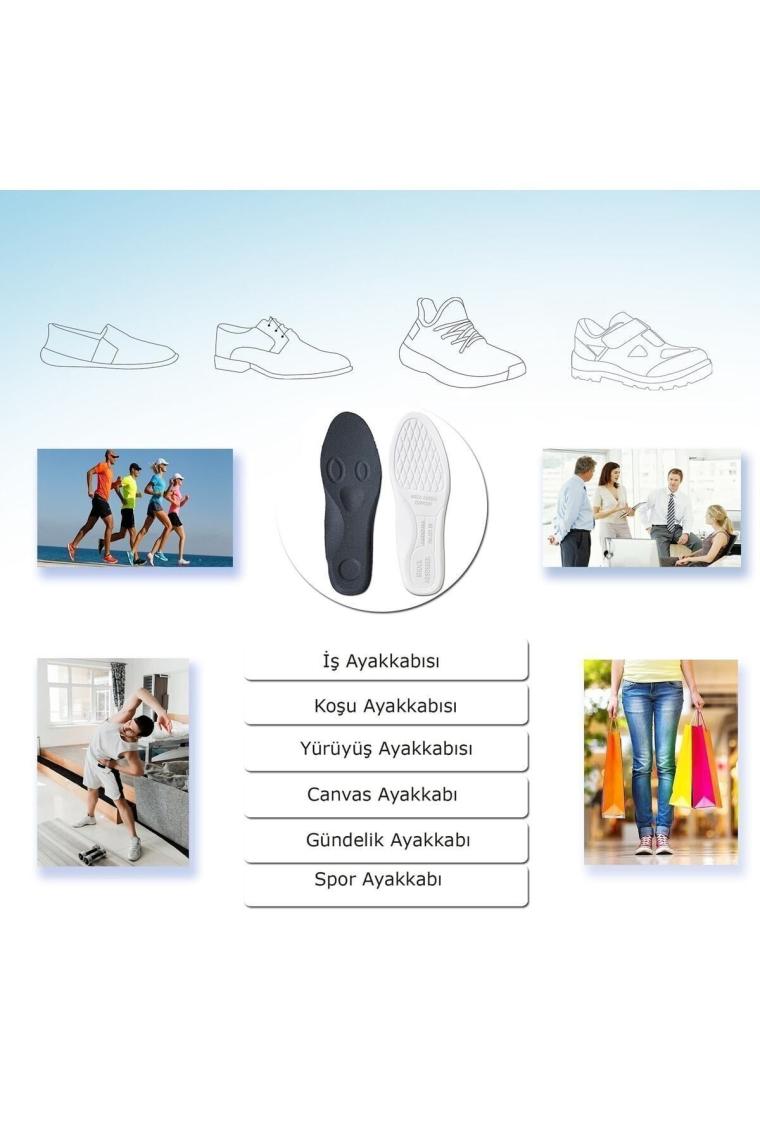 Ortopedik Tabanlık, 5 Nokta Anatomik Ayakkabı Tabanlığı, Metatarsal Destekli Iç Taban