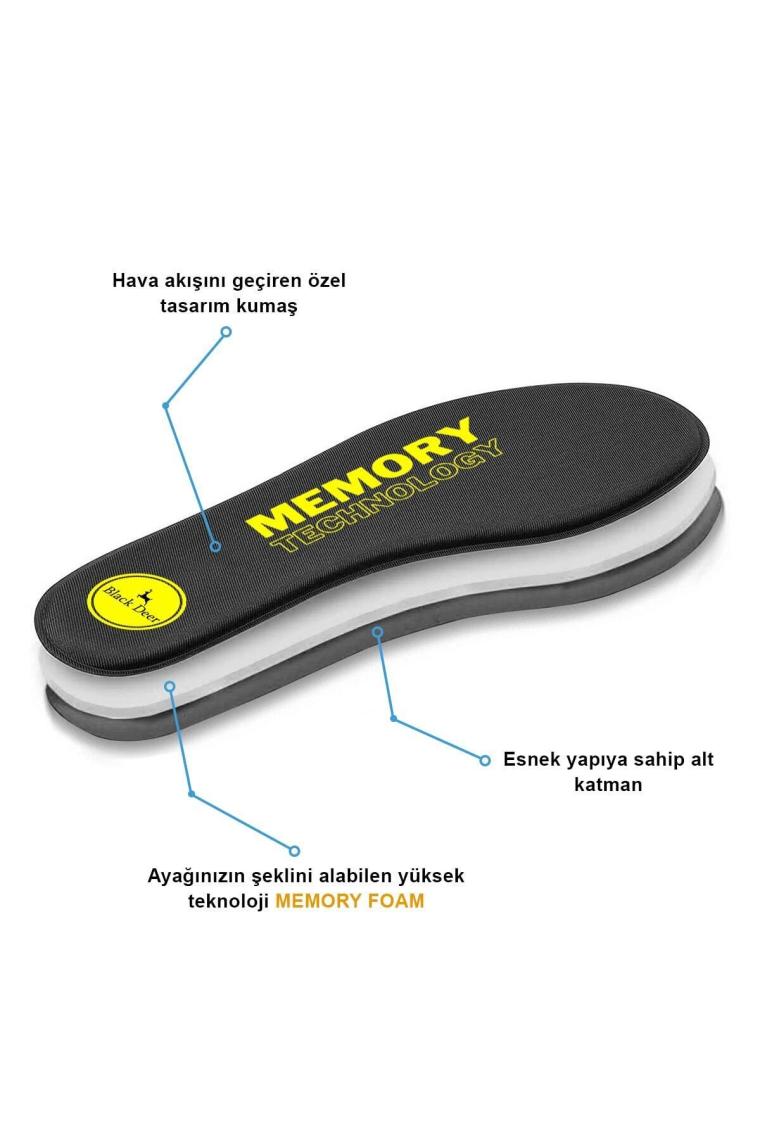 Q90 Memory Foam Spor Ayakkabı Iç Tabanlık,yumuşak Ortopedik Tabanı,rahat Tabanlık,erkek,kadın,siyah