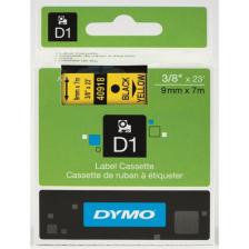 DYMO 40918 Sarı/Siyah D1 Yedek Şerit (9 mm x 7 mt)