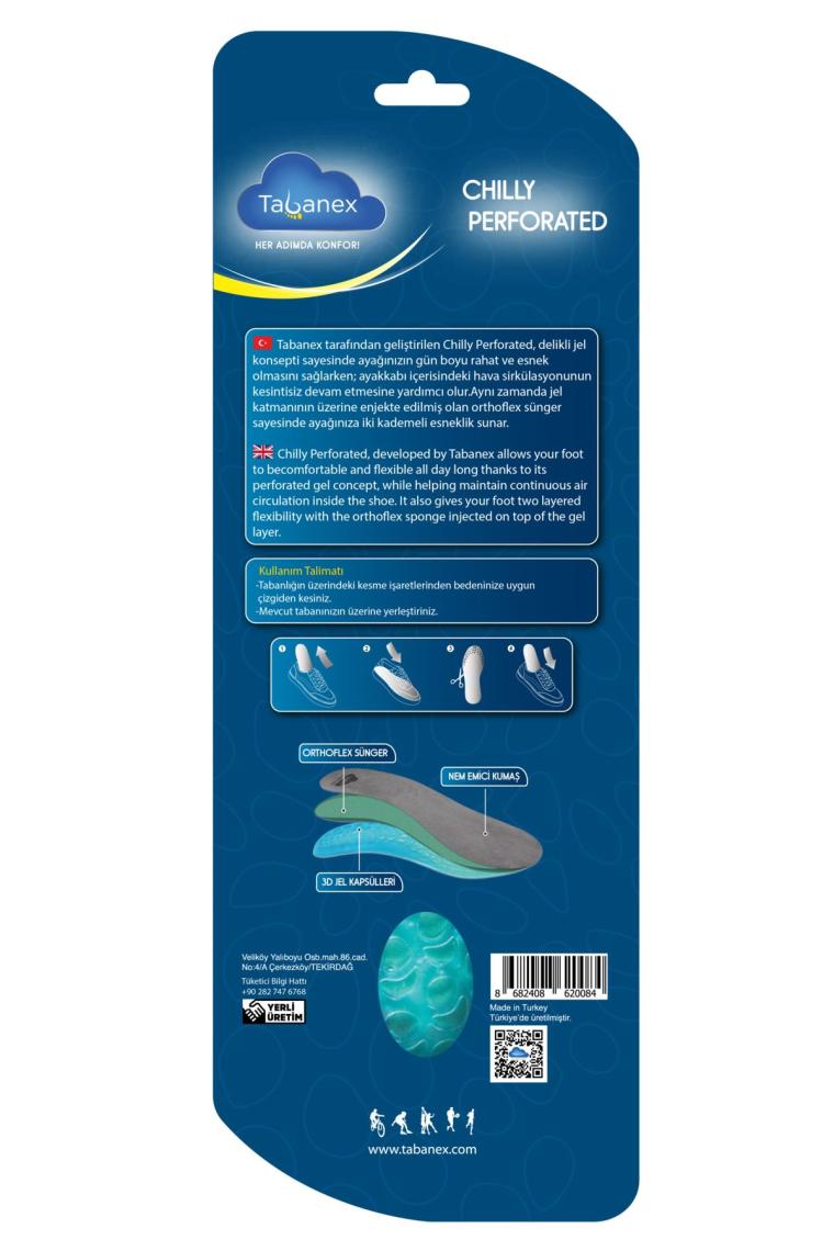 Chilly Perforated Jel Tabanlık - Erkek