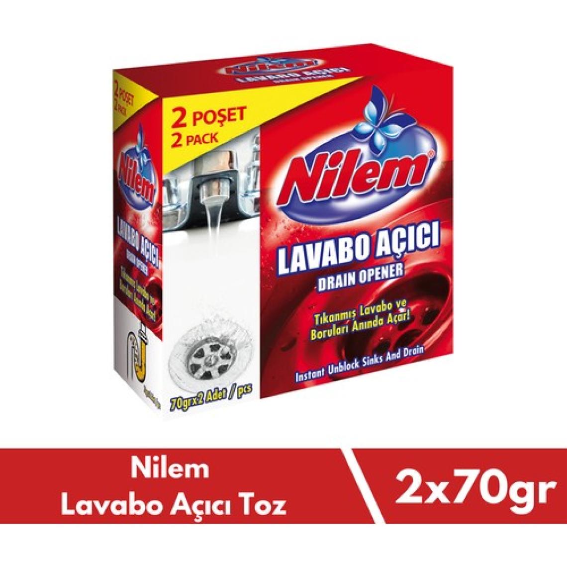 Nilem Lavabo Açıcı Toz 2x70 gr