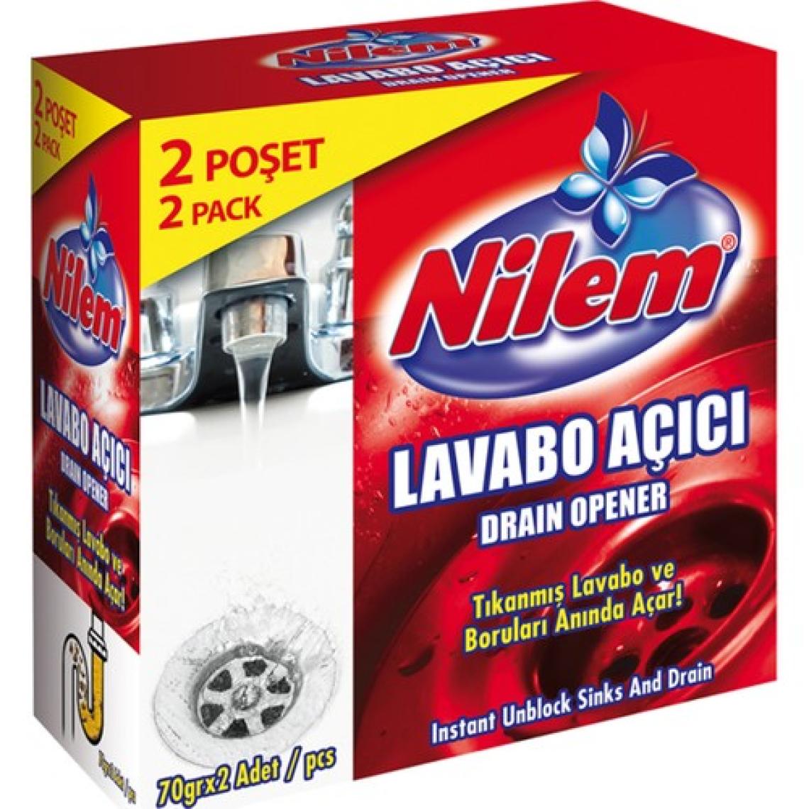 Nilem Lavabo Açıcı Toz 2x70 gr