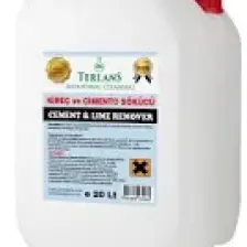 Terlans Inşaat Sonrası Çimento Artığı Temizleyici Harç ve Kireç Sökücü 20 kg
