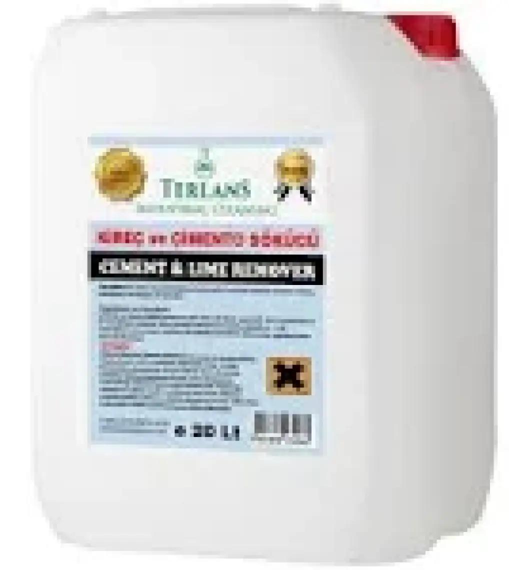 Terlans Inşaat Sonrası Çimento Artığı Temizleyici Harç ve Kireç Sökücü 20 kg