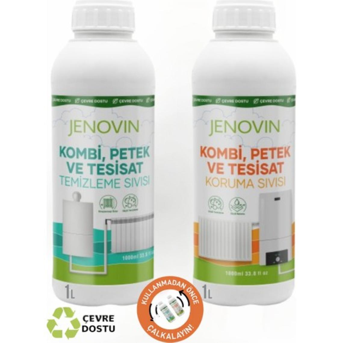 Jenovin Kombi Petek Tesisat Temizleme ve Koruma Sıvıları 1 L | Isıtma Sistemi Bakım Ürünleri