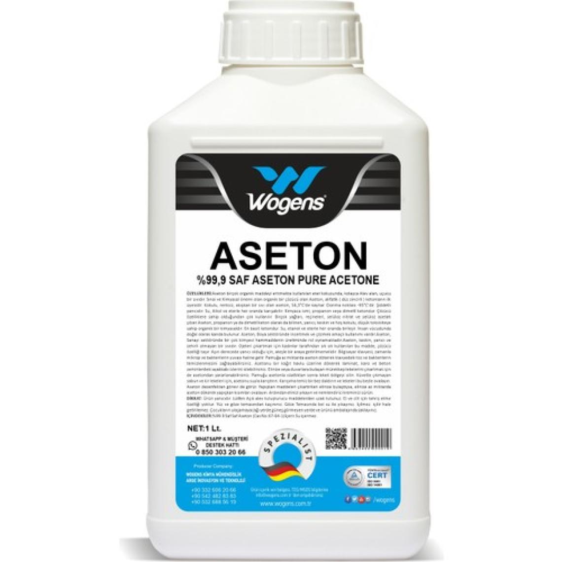 Wogens Saf Aseton %99.9 1 Lt