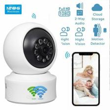 Teknomila 1080P 2.4ghz + 5ghz Wifi Kablosuz 360° Hareket Izleme Sesli Cctv Ağ Ev Güvenlik Ip Kamera Mini Kamera