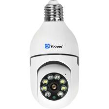 Yoosee Ev Güvenlik Wifi Panoramik Kamera Hd Ampul Uzaktan Izleme Kablosuz Ip Kamera Video Gece Görüş Kamera