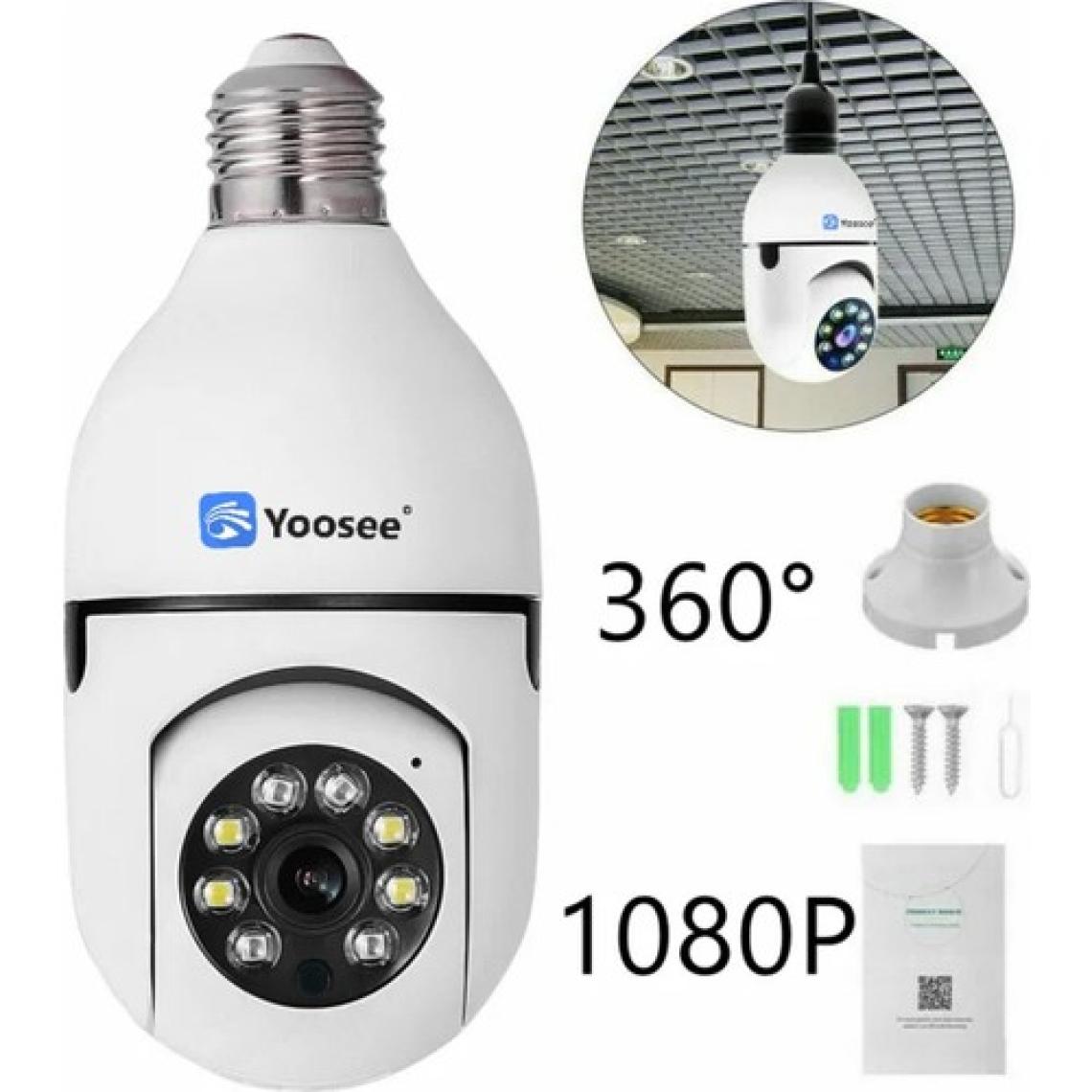 Yoosee Ev Güvenlik Wifi Panoramik Kamera Hd Ampul Uzaktan Izleme Kablosuz Ip Kamera Video Gece Görüş Kamera