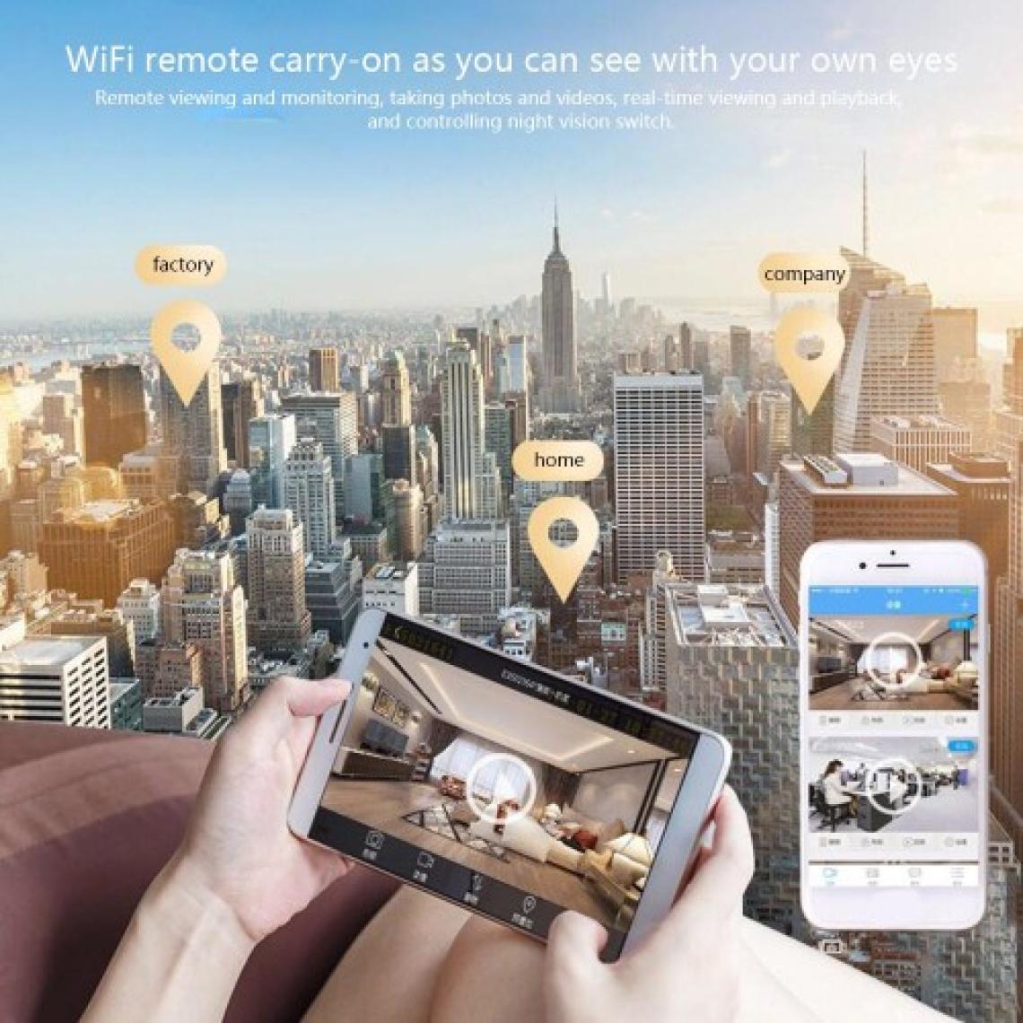 A9 Mini DV WiFi 1080p Manyetik Gece Görüş Hareket Sensörlü Kamera