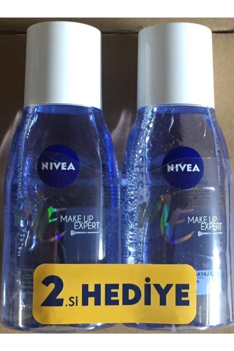 Make Up Expert Hassas Çift Fazlı 125 ml 2'li Paket Göz Makyaj Temizleyici