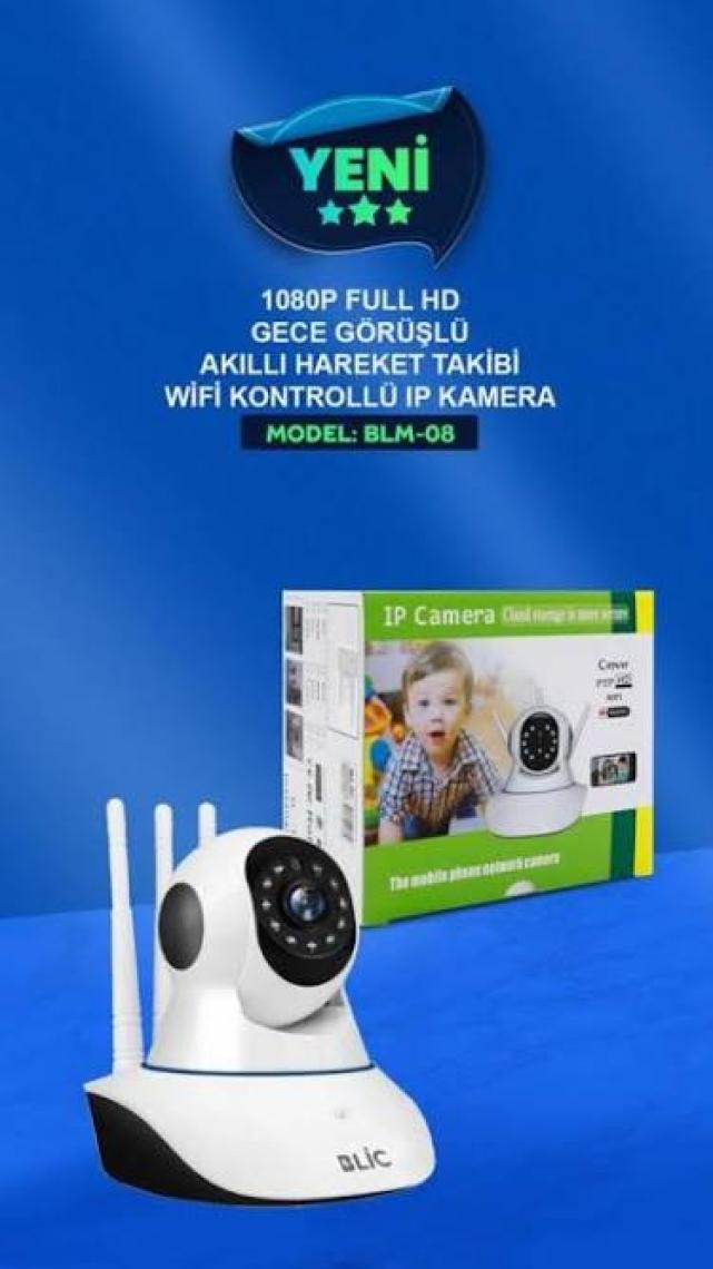 Blic Blm-08 Wıreless Ip Network Akıllı Kamera