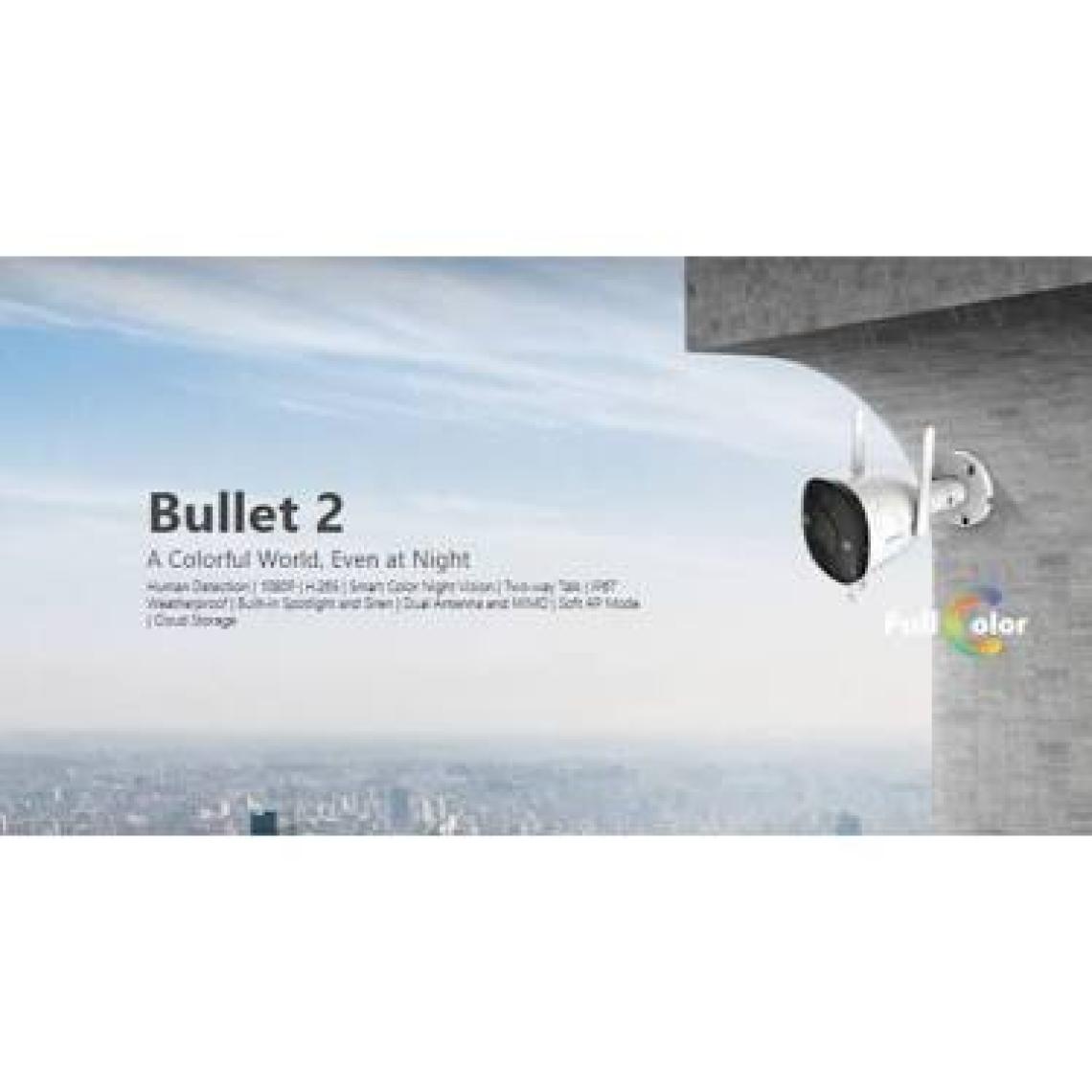 IMOU Bullet 2 IPC-F22FEP-D 2 MP 3.6 mm Full Color Dış Ortam Bullet Kamera (IPC-F22FEP-D)