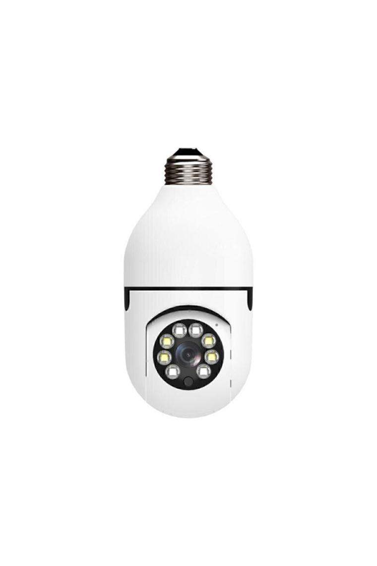 Bintech Gece Görüşlü 360 Derece LED Işık 1080P Wifi Kamera Kablosuz Panoramik Ev Güvenlik Kamersı