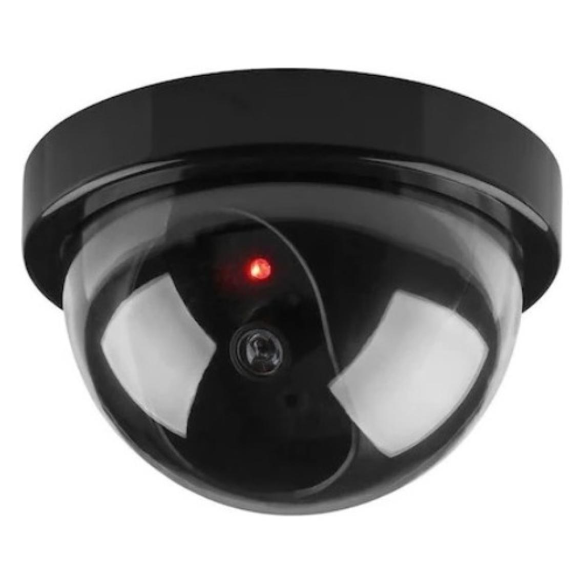 Greathings 1 Adet LED Işıklı Sahte Dome Güvenlik Kamerası Hırsız Caydırıcı
