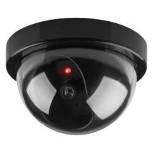 Greathings 1 Adet LED Işıklı Sahte Dome Güvenlik Kamerası Hırsız Caydırıcı