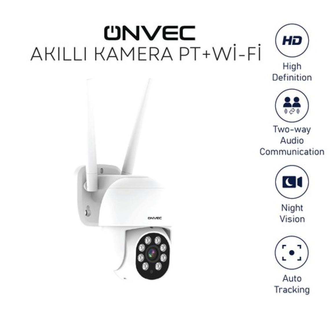 Onvec 2 Megapiksel Wifi Ip Pt Kamera Onvec Akıllı Uygulama
