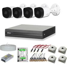 Dahua 2mp 4 Kameralı Dış Ortam Ahd Hd-Cvı Full Kamera Set