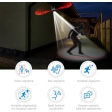 Neutron Gece Görüşlü LED Işıklı 360° Dönebilen Alarmlı Ptz Dış Ortam Kamerası - App ile Kontrol