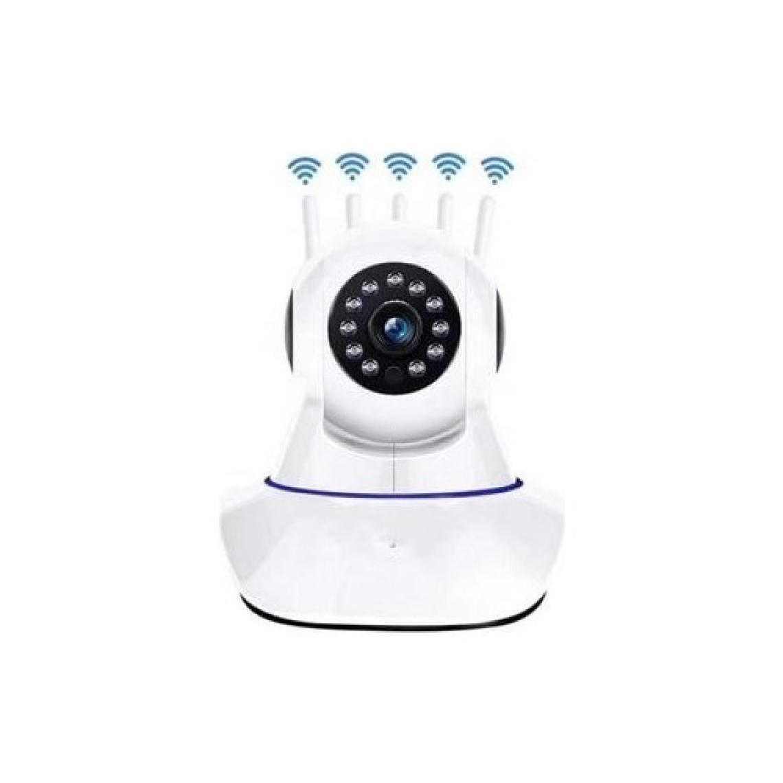 Teknomila 360° Wifi Ip Güvenlik Kamera 5 Antenli Gece Görüşlü Sensörlü Harekete Duyarlı Ip Kamera