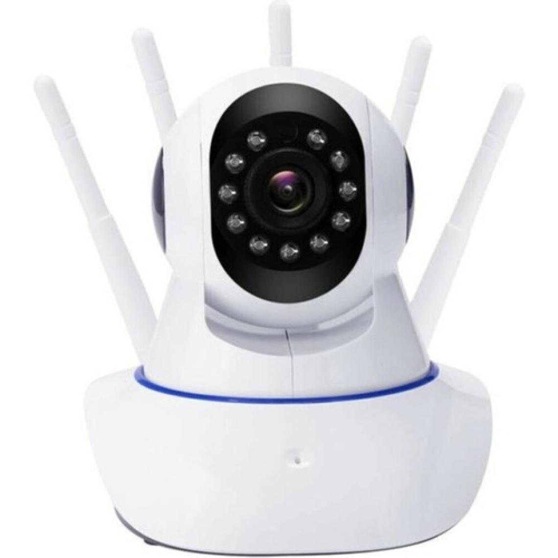 Teknomila 360° Wifi Ip Güvenlik Kamera 5 Antenli Gece Görüşlü Sensörlü Harekete Duyarlı Ip Kamera