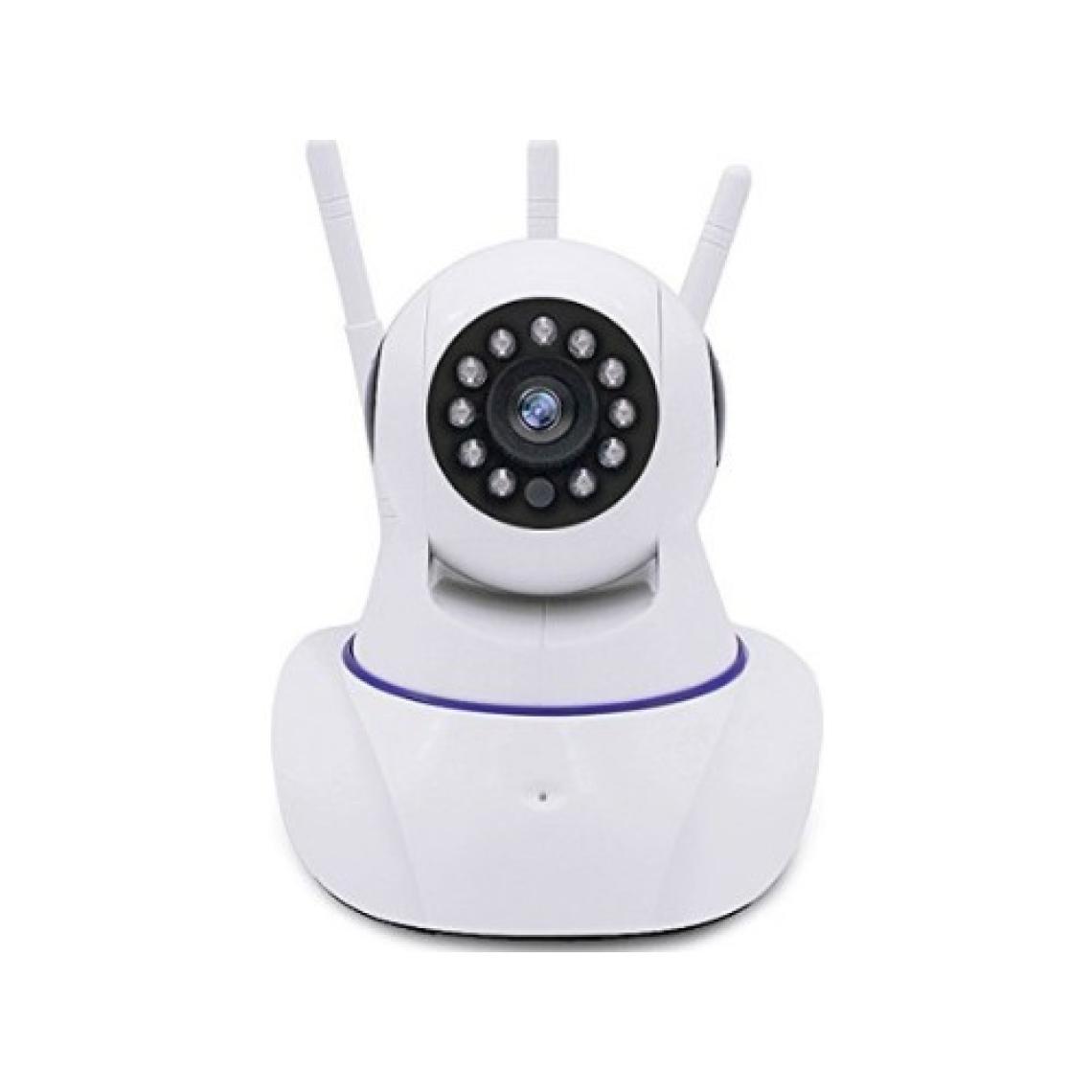 Bebbee HD 360 Derece Wifi IP Kamera Gece Görüş 3 Antenli Güvenlik ve Bebek İzleme Kamerası